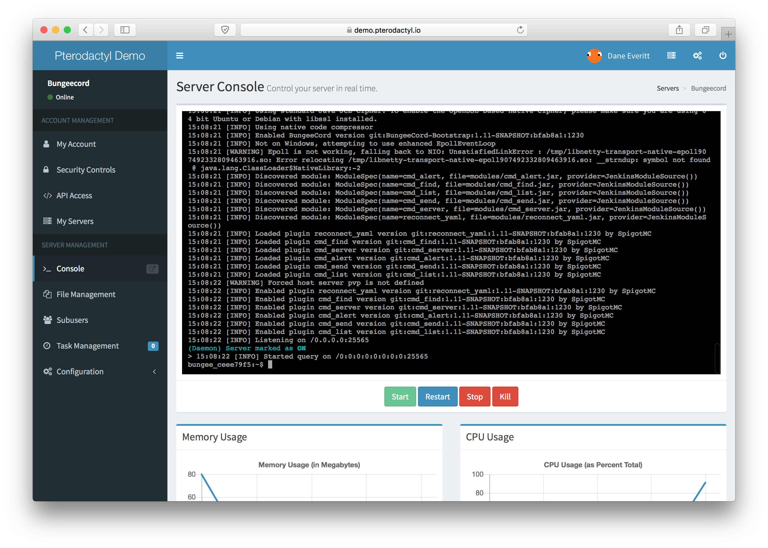 Cmd find file. Pterodactyl панель. Хостинг птеродактиль. Птеродактиль панель управления. Cmd панель.